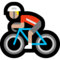 Person Biking - Medium Light emoji on Microsoft